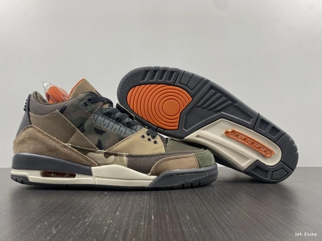 1st Kicks 3 Patchwork Retro DO1830-200 Air Jordan Camo 0712
